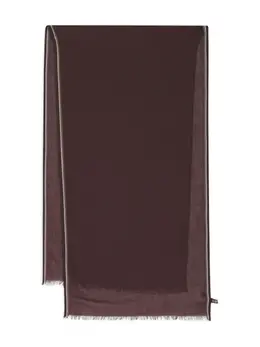 Loro Piana: Коричневый шарф 