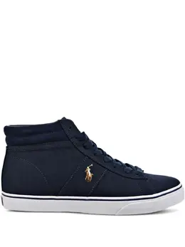 Polo Ralph Lauren: Синие кроссовки 