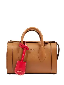 Lancel: Коричневая сумка-шоппер 