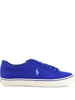 Polo Ralph Lauren: Голубые кроссовки 