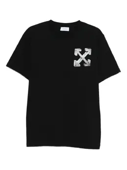 Off-White: Футболка  Arrow с принтом