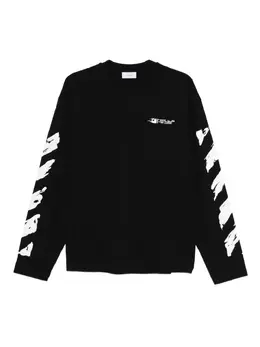 Off-White: Футболка с длинным рукавом 