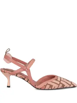 FENDI: Розовые туфли  Colibri