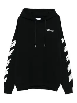 Off-White: Чёрная толстовка 