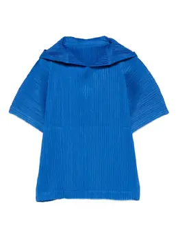 Pleats Please Issey Miyake: Футболка с капюшоном 