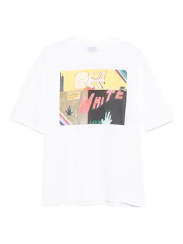 Off-White: Футболка с принтом 