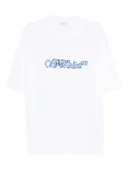 Off-White: Футболка с принтом 