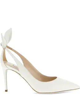 Aquazzura: Белые туфли  Bow Tie