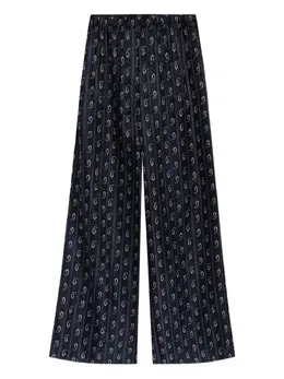 Tory Burch: Брюки с принтом 