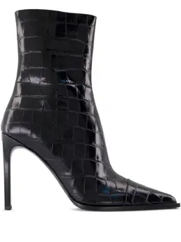 AMIRI: Чёрные ботинки 