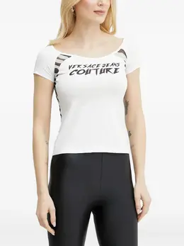 Versace Jeans Couture: Футболка с принтом зебры 