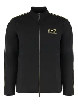 Ea7 Emporio Armani: Чёрный свитшот 