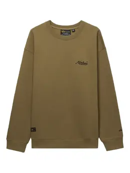 Alpha Industries: Зелёный свитшот 