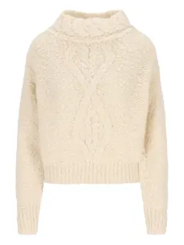 ISABEL MARANT: Белый свитер 