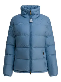 Moncler: Голубая куртка 