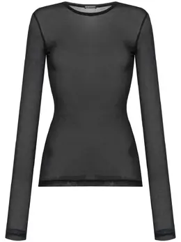 Ann Demeulemeester: Прозрачная футболка 
