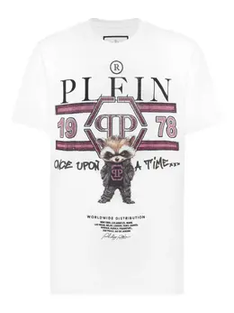 Philipp Plein: Футболка с принтом 