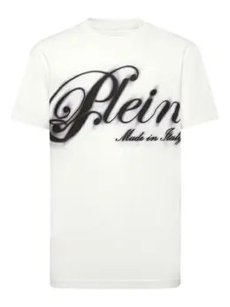Philipp Plein: Футболка  Signature с принтом
