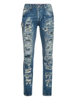 Philipp Plein: Рваные джинсы 