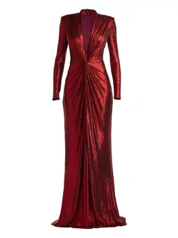 Tadashi Shoji: Драпированное платье 