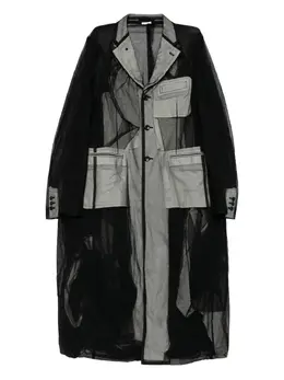 Comme des Garçons Homme Plus: Пальто из фатина 