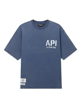 Alpha Industries: Футболка с принтом 