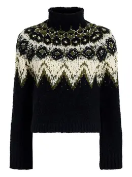 Proenza Schouler White Label: Чёрный свитер 