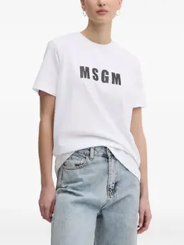 MSGM: Футболка с принтом 