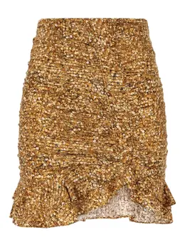 ISABEL MARANT: Золотая юбка 