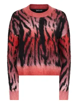 Just Cavalli: Свитер с тигровым принтом 
