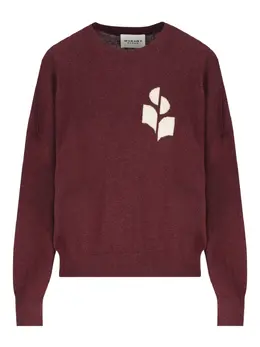 ISABEL MARANT: Бордовый свитер 