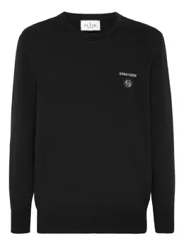 Philipp Plein: Чёрный свитер 