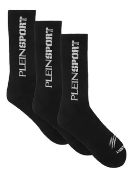 Plein Sport: Чёрные носки 