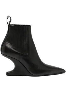 Rick Owens: Чёрные ботинки 