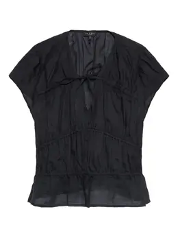 rag & bone: Чёрный топ 