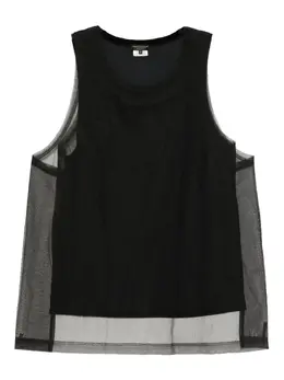 Comme des Garçons Homme Plus: Чёрный жилет 