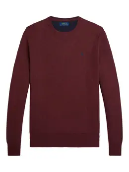 Polo Ralph Lauren: Бордовый свитер 