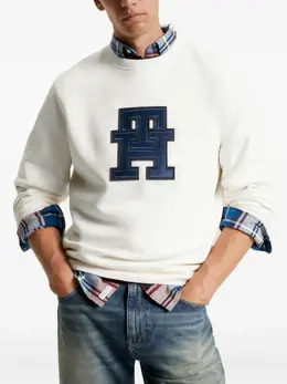 Tommy Hilfiger: Белый свитшот 