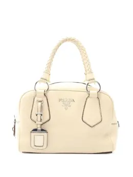Prada Pre-Owned: Белая сумка 