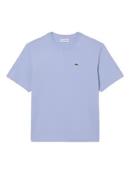 Lacoste: Голубая футболка 