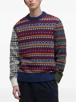Barbour: Синий свитер 