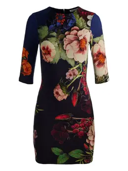alice + olivia: Платье  Delora с растительным принтом