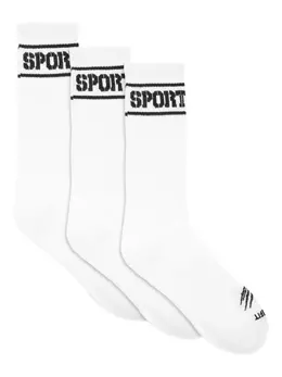 Plein Sport: Белые носки 