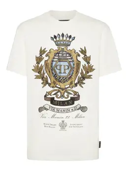 Philipp Plein: Белая футболка 