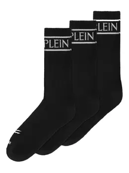 Plein Sport: Чёрные носки 