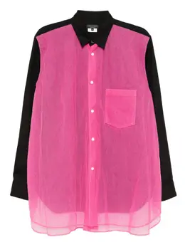 Comme des Garçons Homme Plus: Чёрная рубашка 