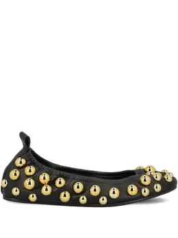 ISABEL MARANT: Чёрные балетки 