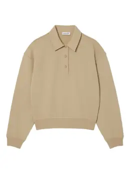 Lacoste: Бежевое поло 