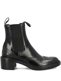 Saint Laurent: Чёрные ботинки 