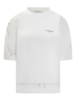 Givenchy: Футболка с принтом 